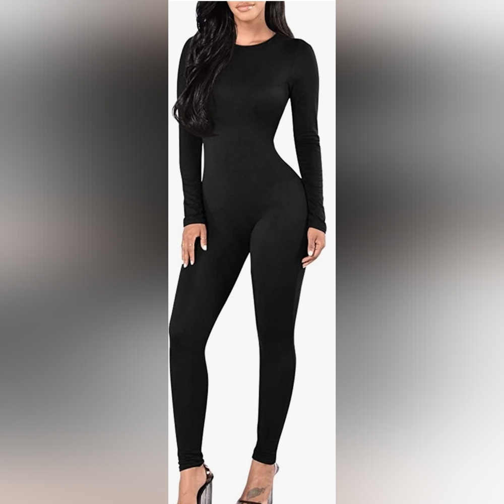 Black Bodysuit Size Large NWOT